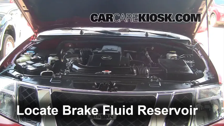 2010 Nissan Pathfinder SE 4.0L V6 Brake Fluid Add Fluid